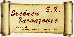 Srebren Kurmazović vizit kartica